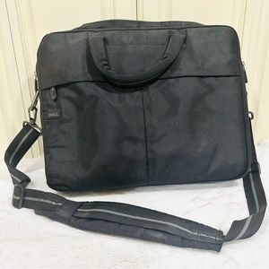 Dell black canvas computer bag